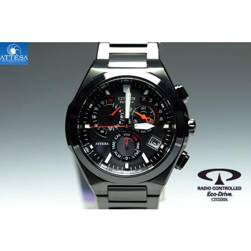 シチズン【アテッサ クロノグラフ】エコ・ドライブ電波時計 ATP53-2704(37107円)