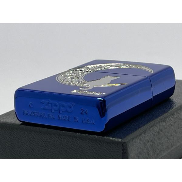 ZIPPO[ジッポー]CAT & THE MOON BL 猫と月 イオンブルー 1201S894 | ZIPPO | 02