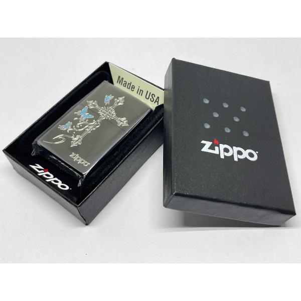 ZIPPO[ジッポー]Flying Butterflies Around The Cross FBAC BK 1201S893 | ZIPPO | 03