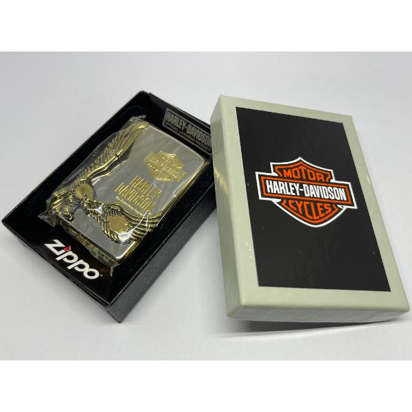 ZIPPO[ジッポー]ハーレーダビッドソンHARLEY-DAVIDSON 【リアル】 イーグルメタル HDP-17