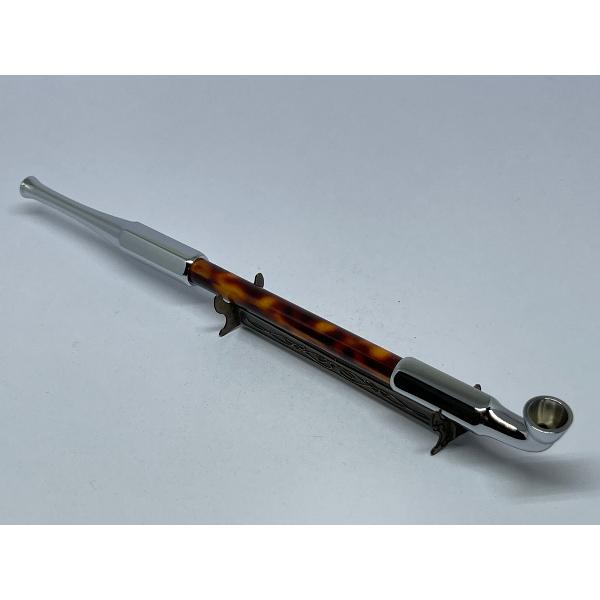 柘製作所 きせる 寿 煙管 クローム (200mm)#50908 : ソネット 柘製作所 きせる 寿 煙管 クローム (200mm)#50908 : ソネット