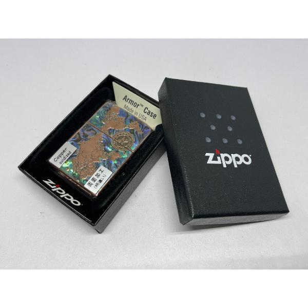 ZIPPO[ジッポー]アーマー両面加工 世界地図 Shell-World Map CO |  | 04