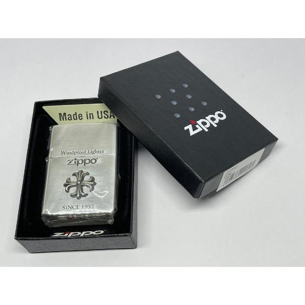 ZIPPO[ジッポー]ワンポイントメタル クロス シルバーいぶし 2CM-1 | ZIPPO | 03