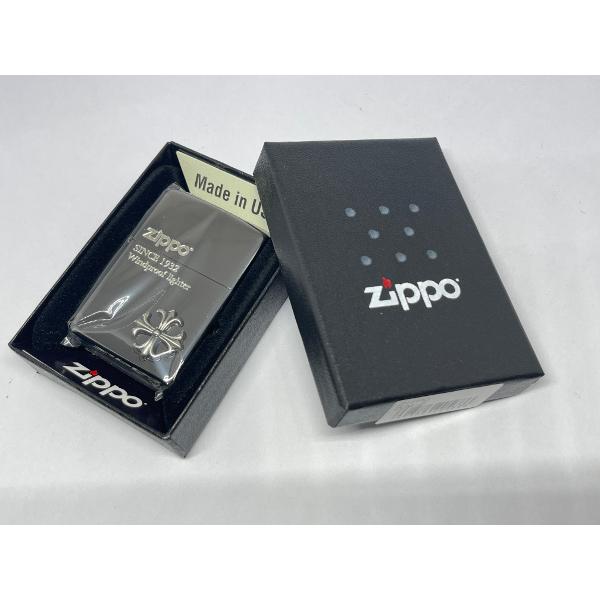 ZIPPO[ジッポー]ワンポイントメタル クロス ブラックニッケル 2CM-2 | ZIPPO | 03