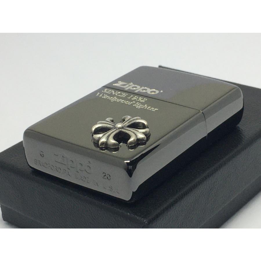 ZIPPO[ジッポー]ワンポイントメタル クロス ブラックニッケル 2CM-2 | ZIPPO | 02