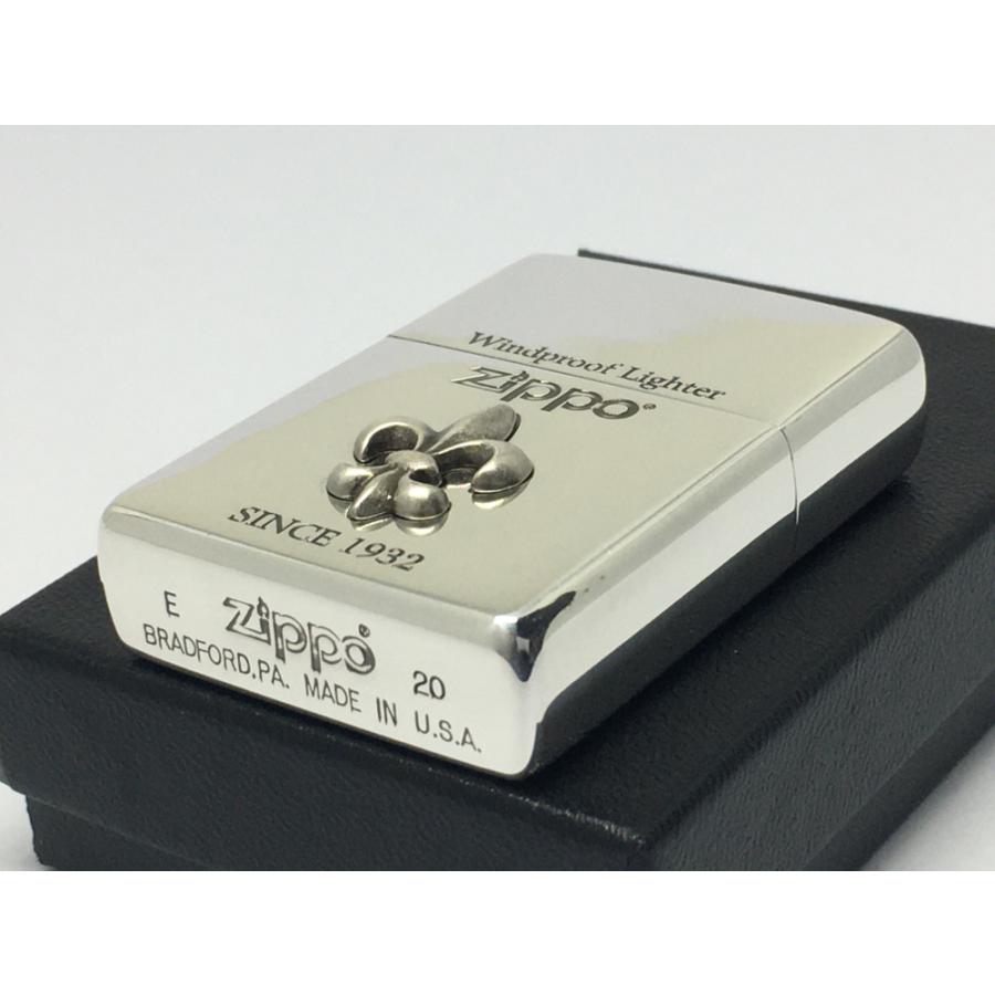 ZIPPO[ジッポー]ワンポイントメタル ユリ シルバーいぶし 2YM-1 | ZIPPO | 02