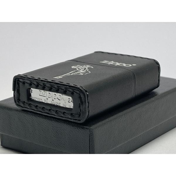 ZIPPO[ジッポー]革巻き WINDY ウインディ ブラック B-WS | ZIPPO | 03