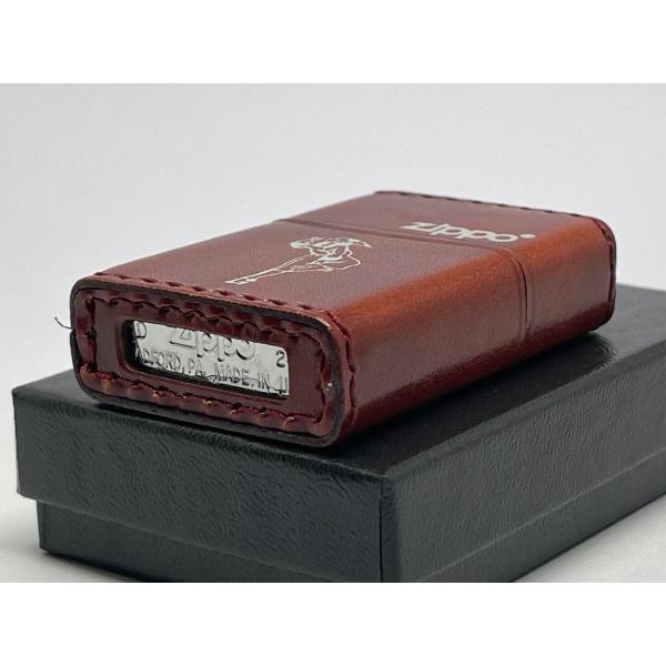 ZIPPO[ジッポー]革巻き WINDY ウインディ レッド RD-WS | ZIPPO | 03