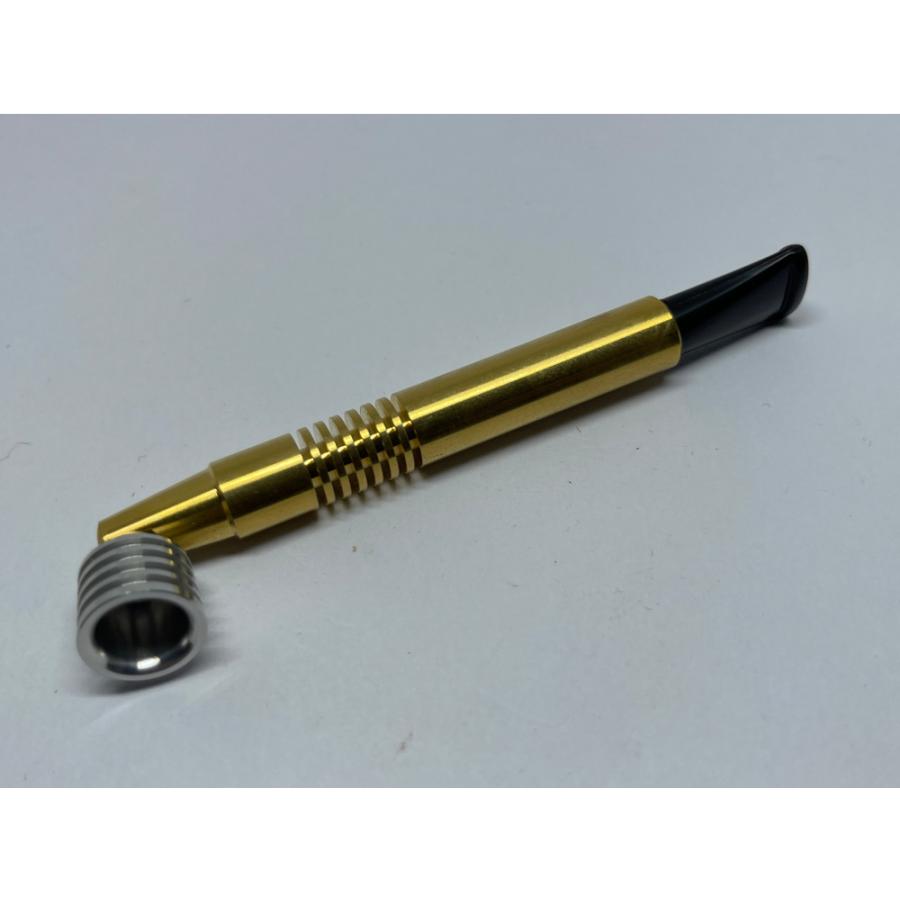 柘製作所 BLACK SPIDER ワンショットパイプ・ブラス-S #40900 |  | 01