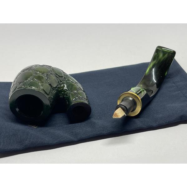 パイプ SAVINELLI サビネリ アリゲーター・グリーン・614 #44301