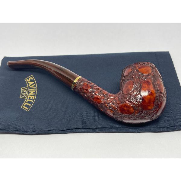 パイプ SAVINELLI サビネリ・アリゲーター・ブラウン 602 #44310 |  | 06