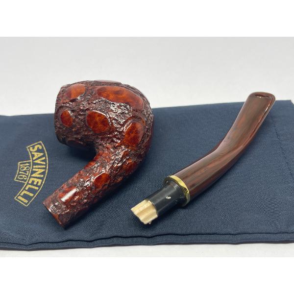 パイプ SAVINELLI サビネリ・アリゲーター・ブラウン 602 #44310 |  | 08