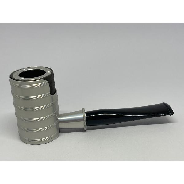 柘製作所 パイプ ツゲ・メタルシリーズ ツゲ・G9 サンダーストーム・シルバー #45326 | 