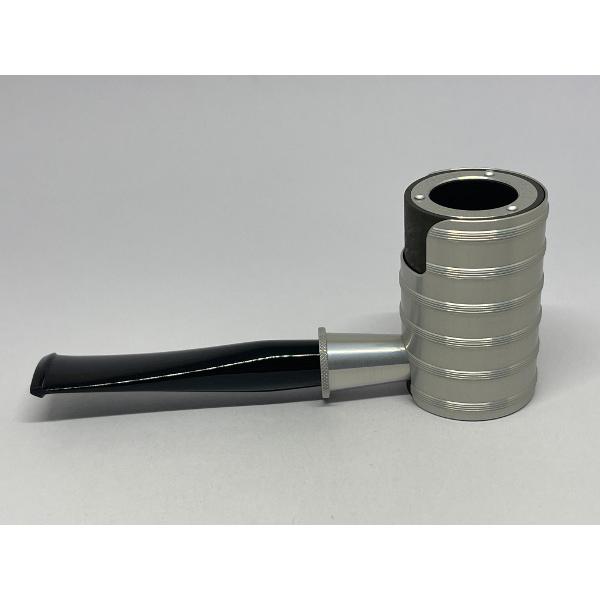 柘製作所 パイプ ツゲ・メタルシリーズ ツゲ・G9 サンダーストーム・シルバー #45326 |  | 01