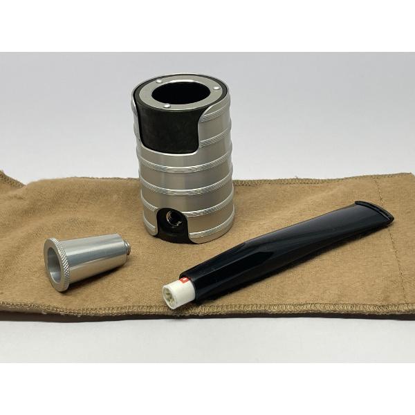 柘製作所 パイプ ツゲ・メタルシリーズ ツゲ・G9 サンダーストーム・シルバー #45326 |  | 08