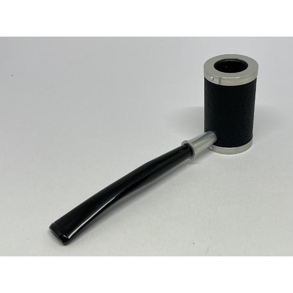 柘製作所 パイプ ツゲ・メタルシリーズ メタルタンカード・レザーブラック #45370 |  | 02