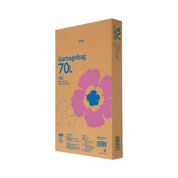 全商品オープニング価格！ 送料無料（まとめ）TANOSEE 1箱（110枚）〔×5セット〕 BOXタイプ 70L ゴミ袋エコノミー乳白半透明 ポリ袋、ビニール袋