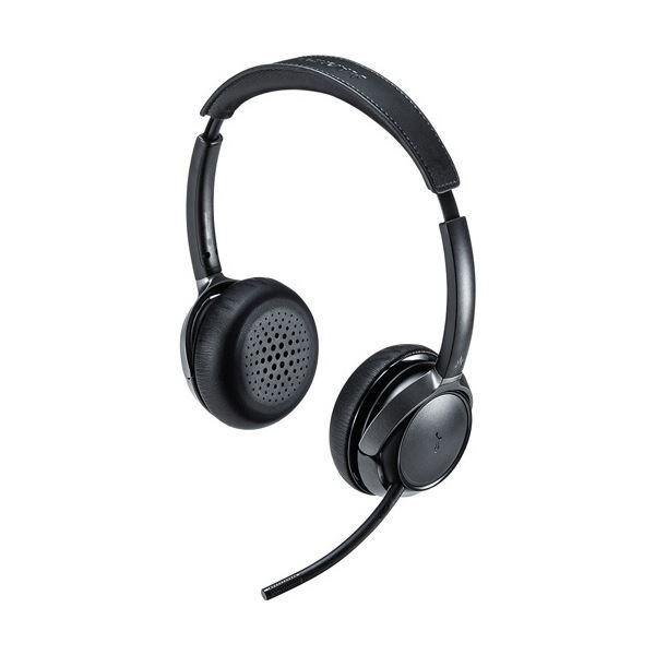 送料無料サンワサプライ Bluetooth ヘッドセット 両耳タイプ ノイズキャンセリング機能付き ブラック Mm Btsh55bk ノイズキャンセリング機能搭載でクリアな通話が可能 Ds 送料無料サンワサプライ Sonnyo イヤホンマイク ヘッドセット 1個 S ヘッドセット Ds