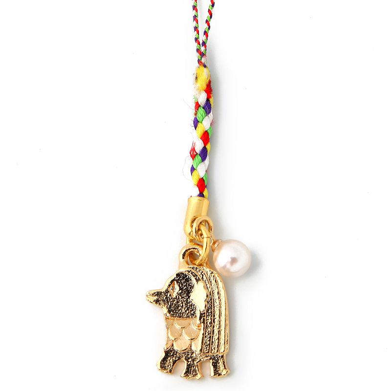 あこや真珠付きアマビエストラップ | 