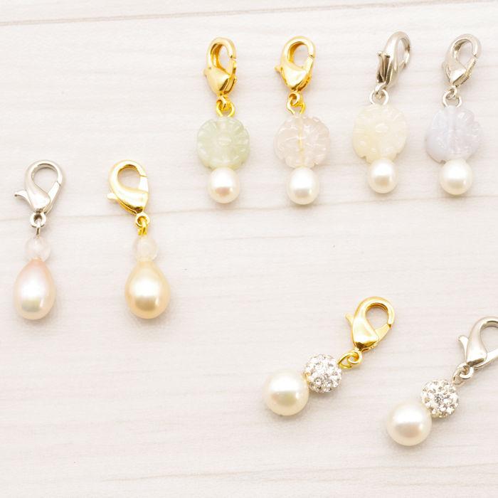 マスクにつけるチャーム　淡水真珠付きマスクアクセサリー【単品・１個販売】 | 