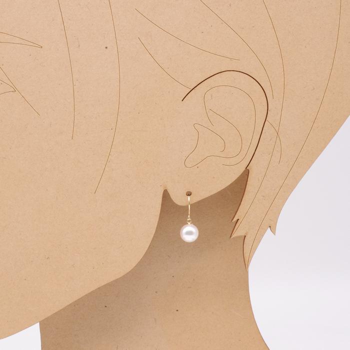 あこや真珠フックピアス ７ｍｍ ~７.５ｍｍ ホワイト系 Ｋ１８ Ｋ１４ＷＧ フォーマル カジュアル 普段使い 爆買 |  | 04