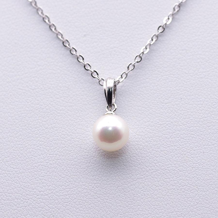 【アコヤ・真珠】 ホワイトパールとイヤリングセット あこや真珠 K14WGイヤリング2点セット 8.0~8.5mm【ナチュラルホワイト