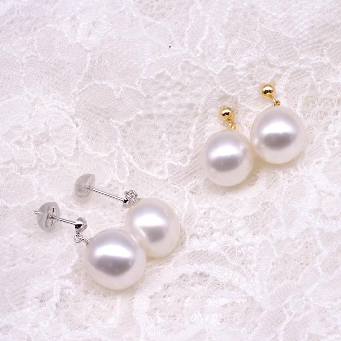 南洋白蝶真珠ピアス新品未使用ケース付き 楽天市場】特級12mm 白蝶真珠 ピアス イヤリング 鑑別書付き K18