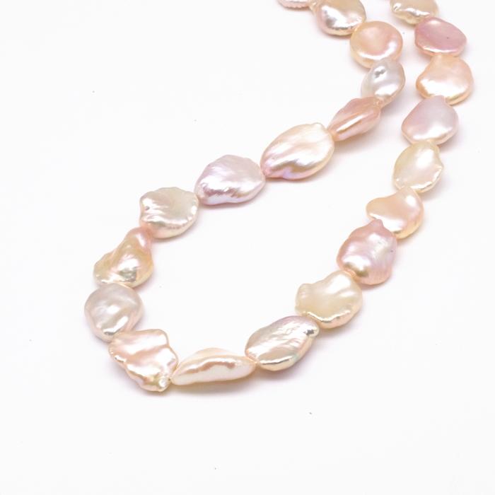 淡水パールネックレス 12〜14mm タテ17〜18mm バロック