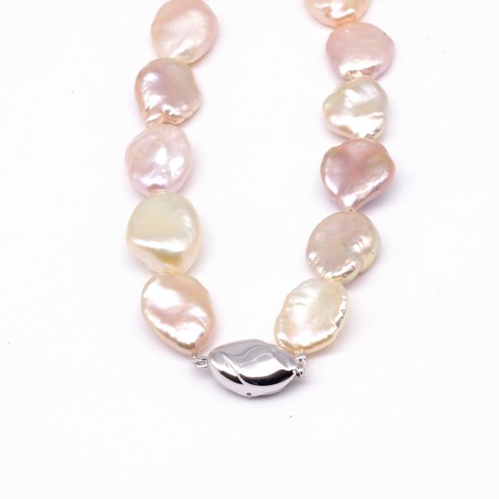 淡水パールネックレス 12〜14mm タテ17〜18mm バロック