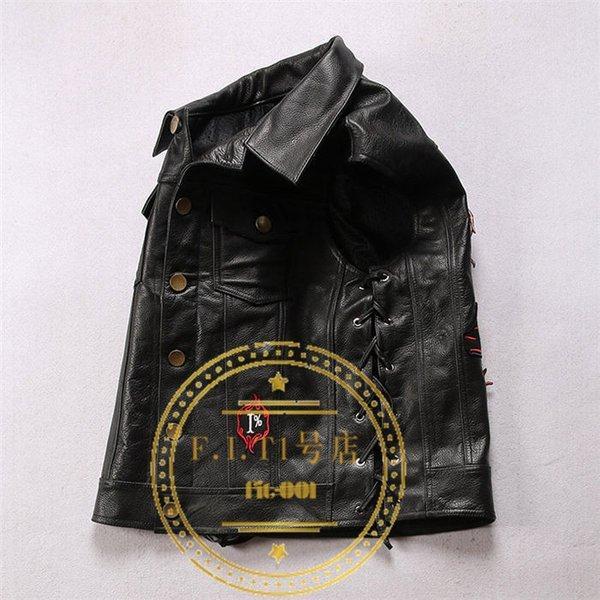 レザーベスト メンズファッション バイク革ベスト パンク風 ライダーメンズ ラム革バイクベスト ライダースベスト トップス