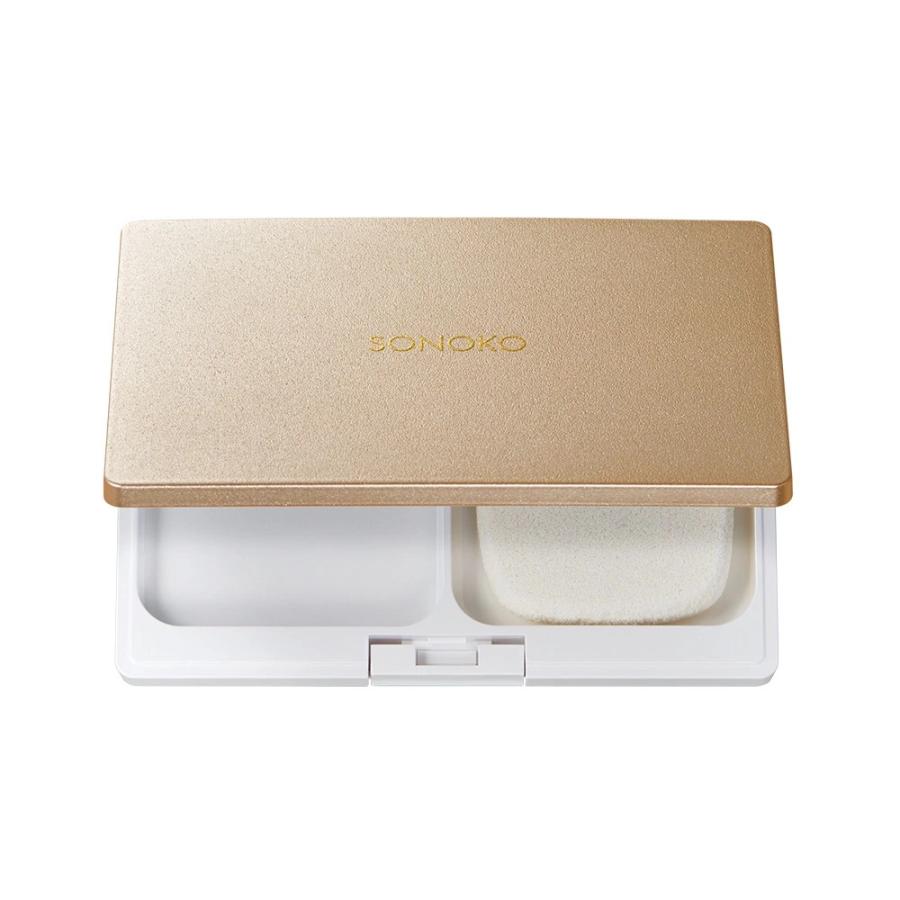 ソノコ SONOKO ファンデーションケース スポンジ付き コンパクトケース