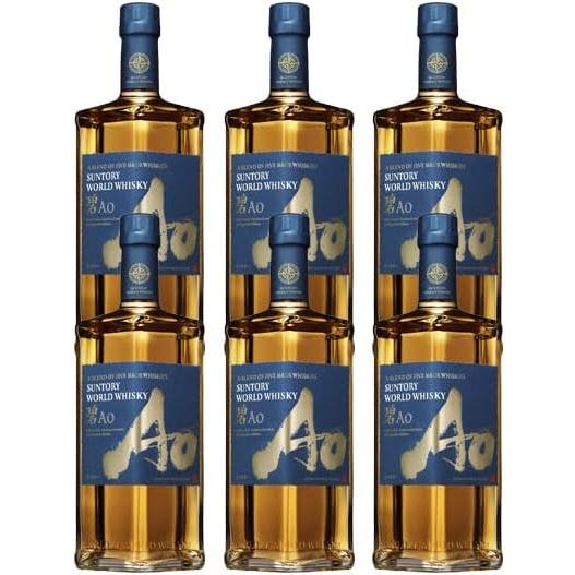 SUNTORY（サントリー）碧 Ao 43％ 700ml 6本 SUNTORY サントリー ワールド ウイスキー 碧 Ao 43度 700ml 6本