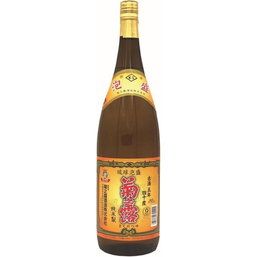 ビンテージ　泡盛　琉球　沖縄県　宮古島産　菊之露　40度 泡盛古酒 菊之露「沖縄の宝物」古酒40度 300ml|【くりま】沖縄県