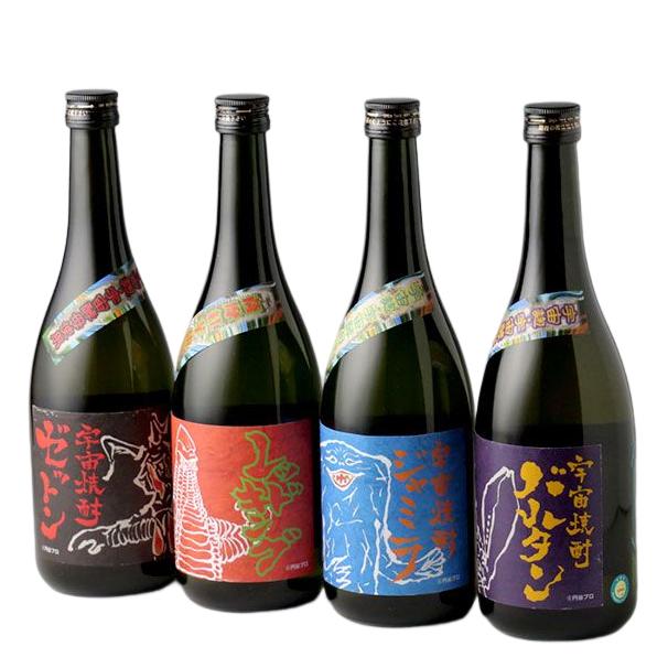 神酒造 芋焼酎 宇宙焼酎4本セット (ゼットン・レッドキング・ジャミラ