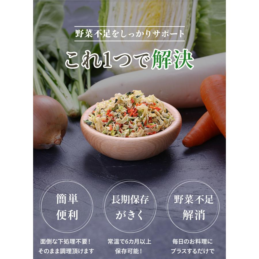 甲羅組 国産 乾燥 カット 野菜 ミックス 3種から選べる キャベツ 白菜