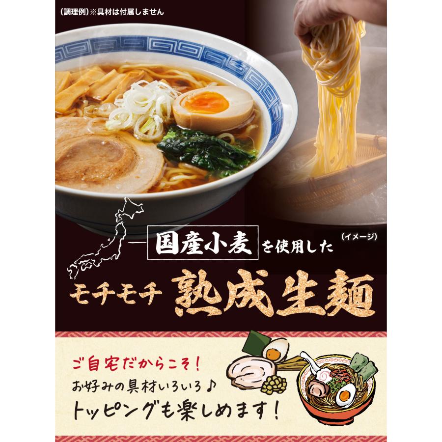 九州＆北海道の人気 ご当地 ラーメン 国産小麦を使用したモチモチ熟成生麺6食入り※【A】〜【H】からご選択ください。｜sonoshokuan｜04