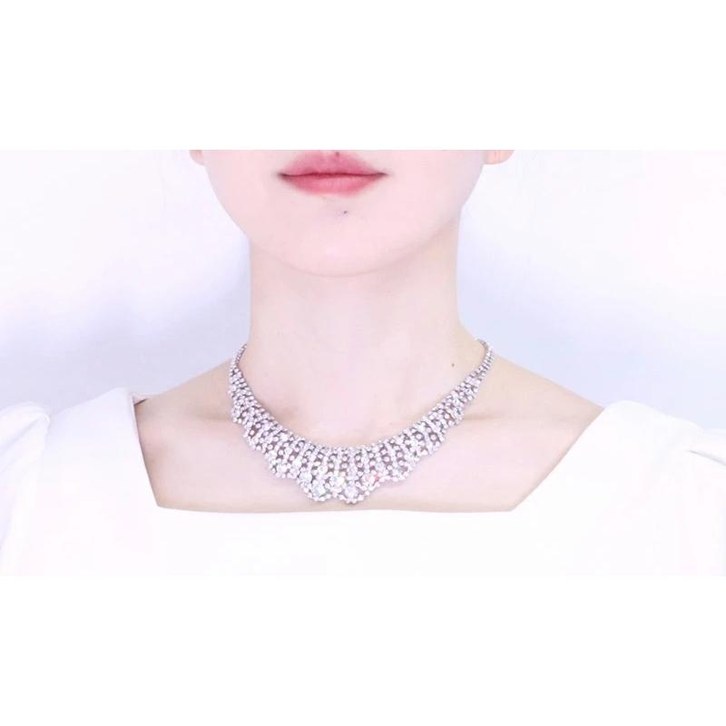 ネックレス rose rosa レディース スワロフスキークリスタル使用