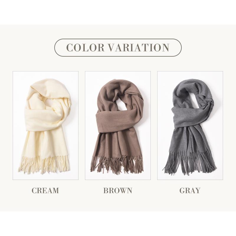 訳ありアウトレット カシミヤタッチ ひざ掛けにもなる 大判ストール