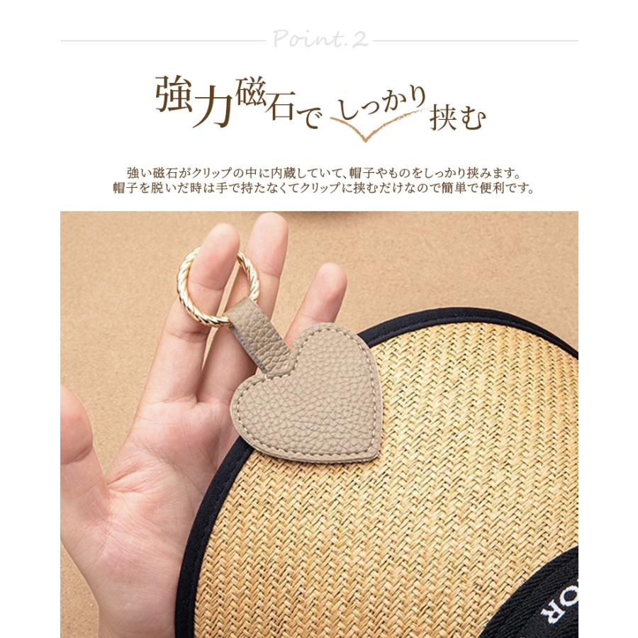 ハット クリップ 帽子 帽子クリップ 挟む マグネット 強力