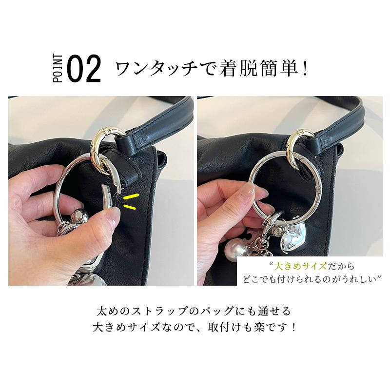 カラビナ 丸型 サークルカラビナ フープチャーム バッグチャーム