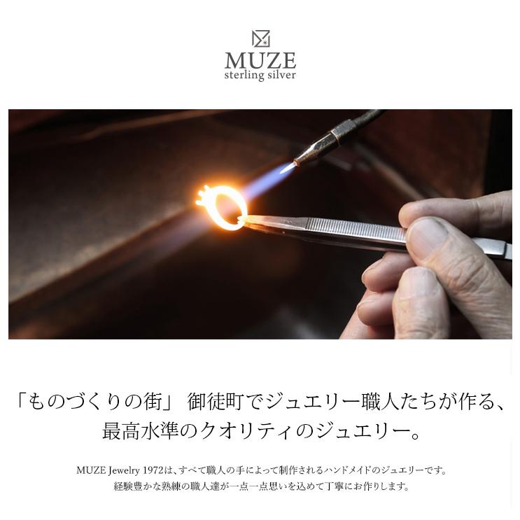 指輪 リング レディース 名入れリング 刻印無料 SV925 シルバー925 シルバーリング ウェーブ オーバル 太め デザインリング 記念日 誕生日 MUZE JEWELRYの画像