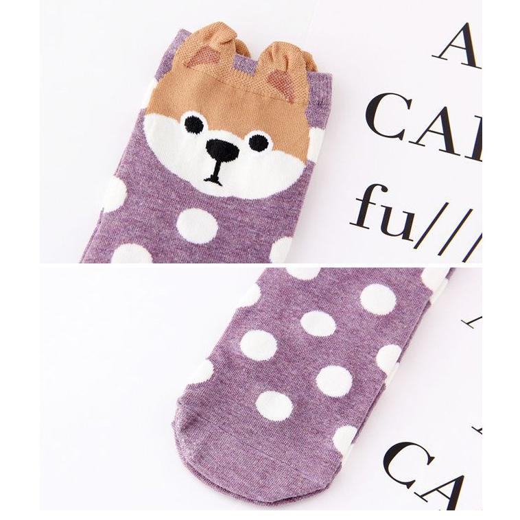 3足選べる 5色 イヌ ワンちゃん ソックス かわいい 靴下 犬 動物 アニマル柄 可愛い レディース ワンコ ワンポイント くつ下 保温 プレゼント プチギフト Ojr 4 2 Dogface Crewsocks Queens Land 通販 Yahoo ショッピング