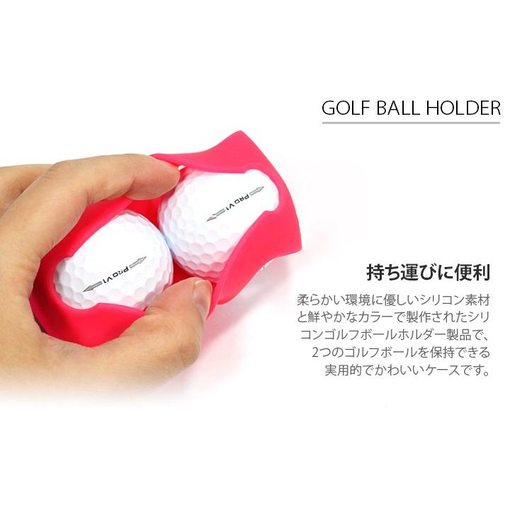 ゴルフボールホルダー シリコンホルダー ボールホルダー ボールケース ゴルフ ゴルフ用品 便利グッズ カラビナ付き 趣味 ゴルフボール入れ 日々の定番 |  | 02
