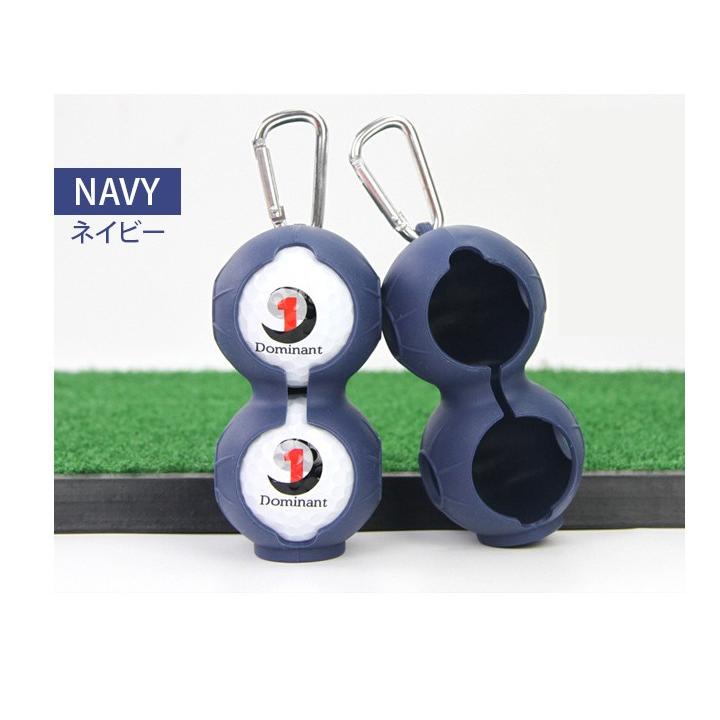 ゴルフボールホルダー シリコンホルダー ボールホルダー ボールケース ゴルフ ゴルフ用品 便利グッズ カラビナ付き 趣味 ゴルフボール入れ 日々の定番 |  | 07