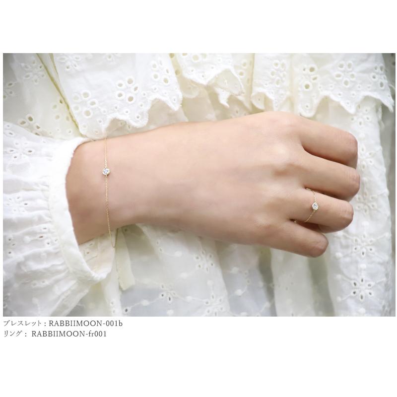 ラボグロウン ダイヤモンド ブレスレット 0.10ct イエローゴールド k10