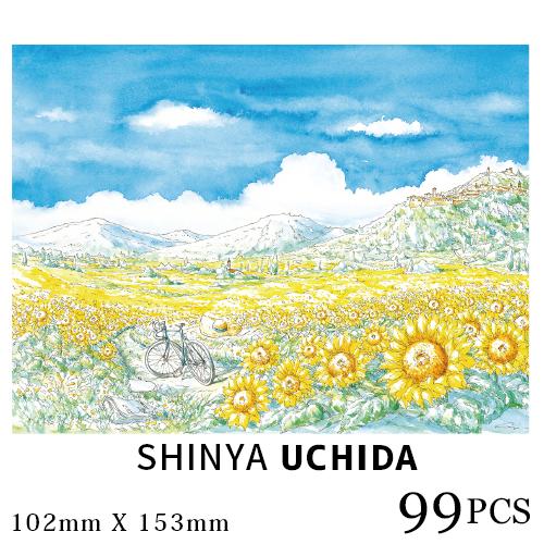ジグソーパズル 99ピース パズル 内田新哉 SHINYA UCHIDA 水彩画 猫