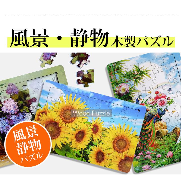 木製パズル ジグソーパズル パズル 8タイプ 35ピーズ 名画 絵画