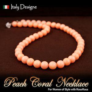 ネックレス rose rosa レディース 人気 サンゴ 珊瑚 コーラル 天然石