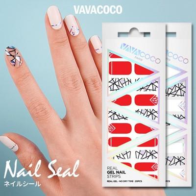 ネイルシール ジェルネイルシール 送料無料 デコネイルシール レッド Vavacoco ペディキュア かわいい 韓国 シンプル 貼るだけ ポイント消化 Vavacoco Broken Glass Queens Land 通販 Yahoo ショッピング