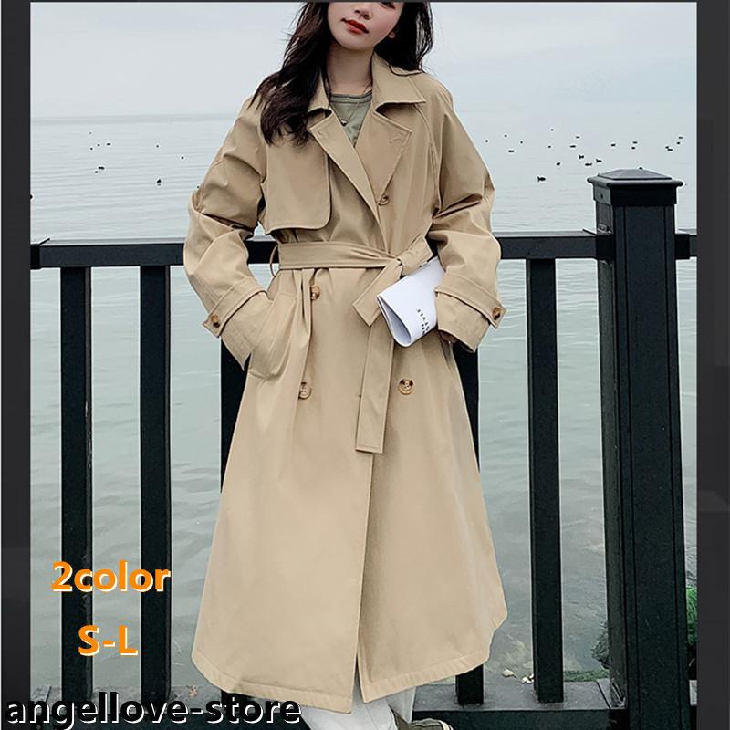格安激安 トレンチコート レディース 春 ロング丈 スプリングコート ロングコート 韓国風 ゆったり カジュアル体型 カバー フォーマル 卒業式 通勤 Ol 30代 40代 標準保証 Ssl Daikyogo Or Jp